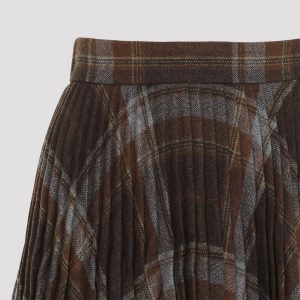Balenciaga Creased Pleated Skirt