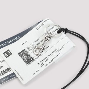 Balenciaga Train Ticket Keyring