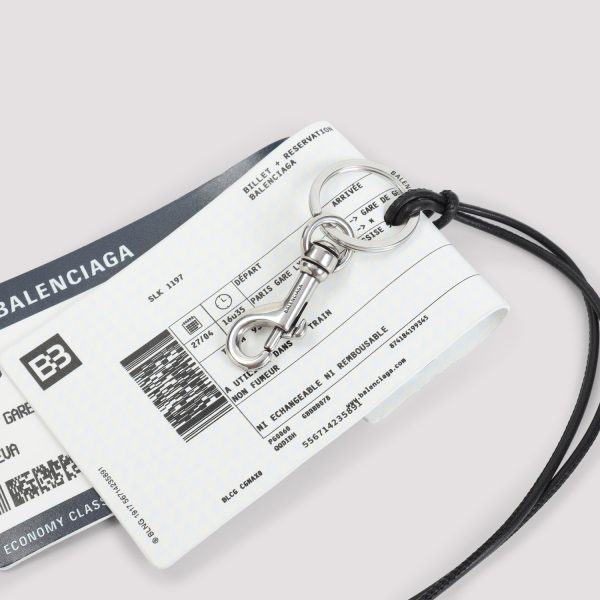 Balenciaga Train Ticket Keyring