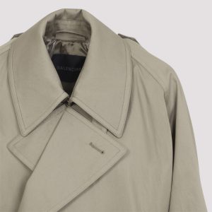 Balenciaga Draped Neck Trench