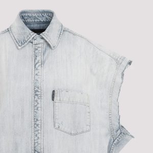 Balenciaga Ripped Sleeve Shirt