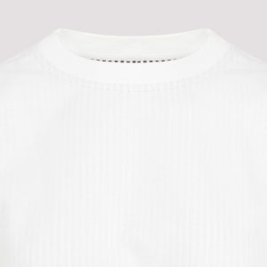 Bottega Veneta Double Layer Striped Cotton T-shirt