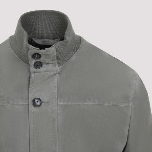 Brioni Suede Leather Blouson