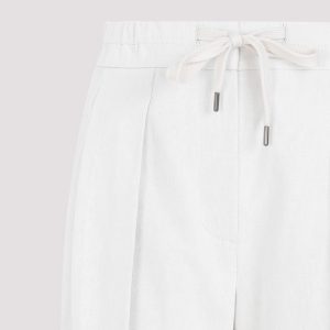 Brunello Cucinelli Cotton Linen Pants