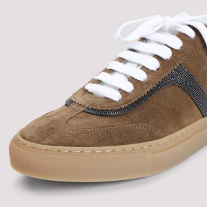 Brunello Cucinelli Suede Leather Sneakers