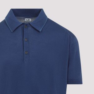 Cp Company Buttoned Knit Polo