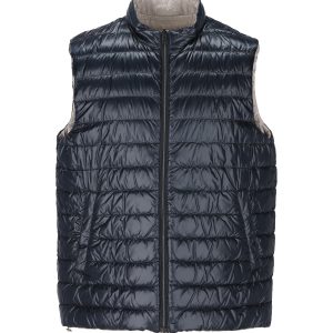 Gilet reversibile realizzato in poliammide.