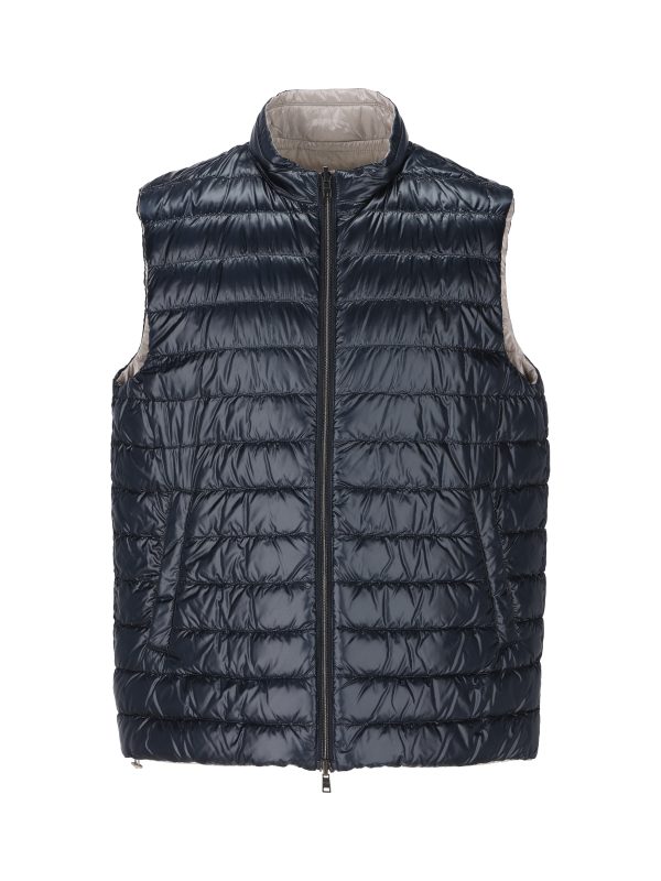 Gilet reversibile realizzato in poliammide.
