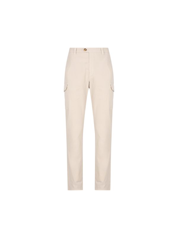 Pantaloni realizzati in cotone ed elastan.