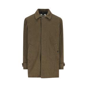 Cappotto realizzato in misto cotone.