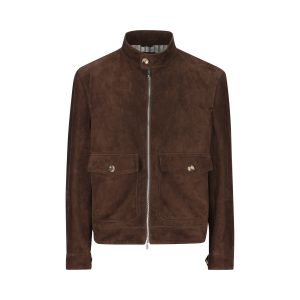 Giacca realizzata in pelle.