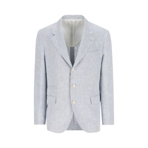 Blazer realizzato in lino.