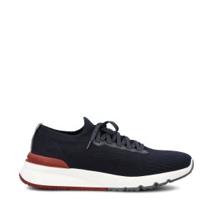 Sneakers realizzate in maglia di cotone