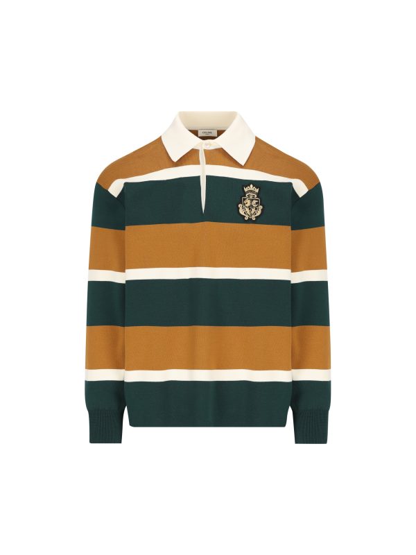 Polo a maniche lunghe realizzata in cotone.