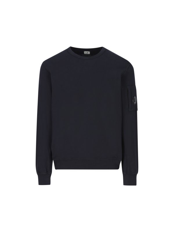 Felpa realizzata in fleece di cotone leggero smerigliato.