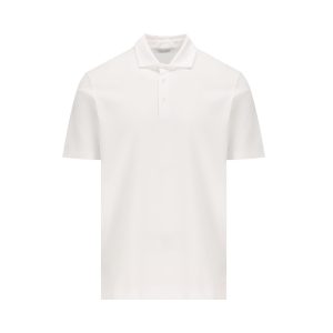 Polo realizzata in cotone ed elastan.