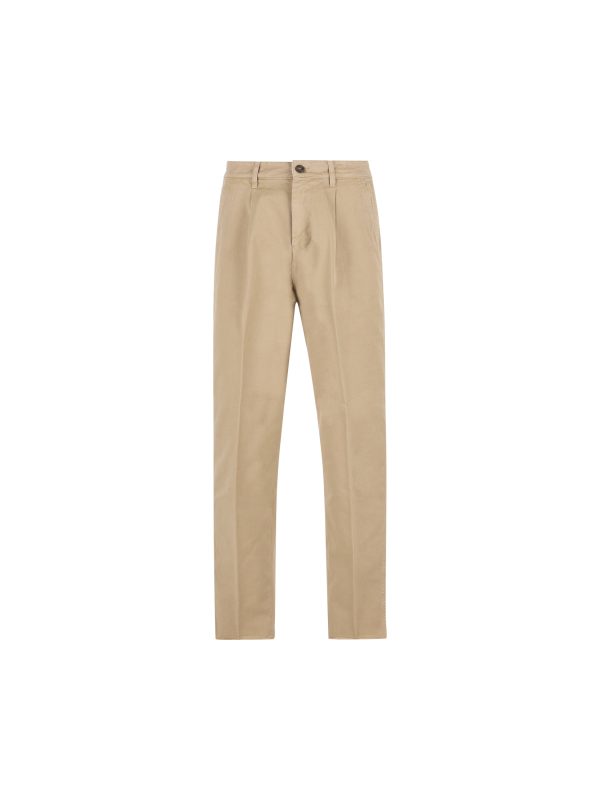 Pantaloni chino loose fit realizzati in drill di cotone.
