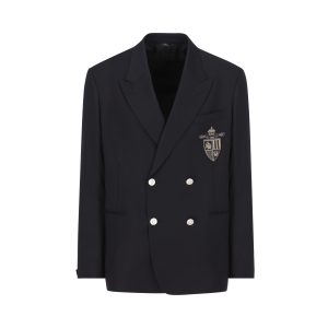 Blazer realizzato in lana di tosa.