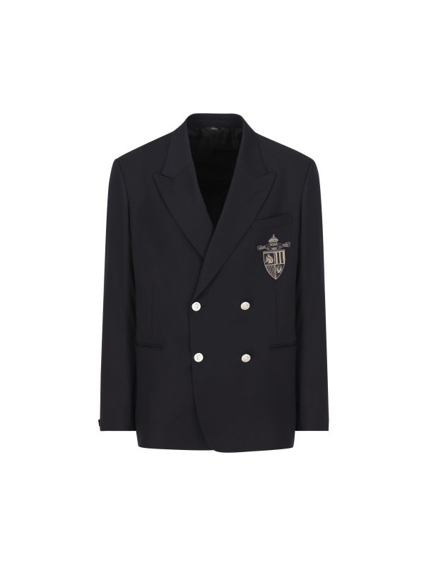 Blazer realizzato in lana di tosa.