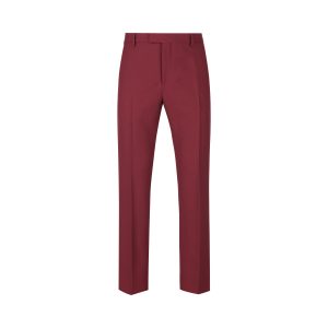 Pantaloni realizzati in drill fluido di poliestere.