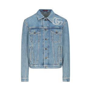 Giacca realizzata in denim di cotone.