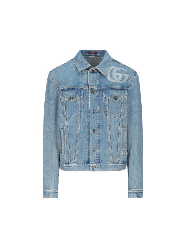 Giacca realizzata in denim di cotone.