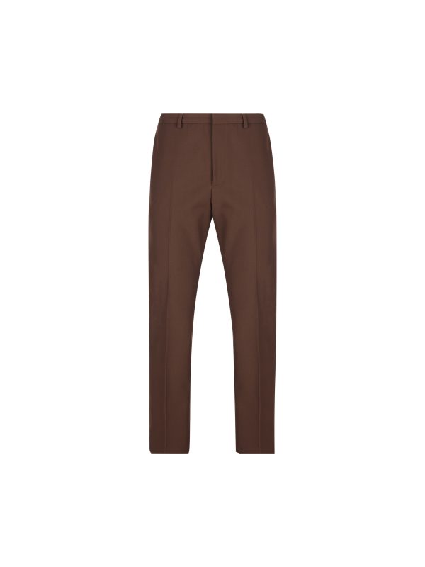 Pantaloni realizzati in twill di lana.