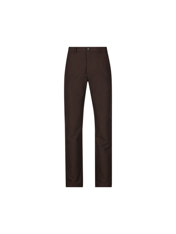 Pantaloni realizzati in lana vergine e cotone.