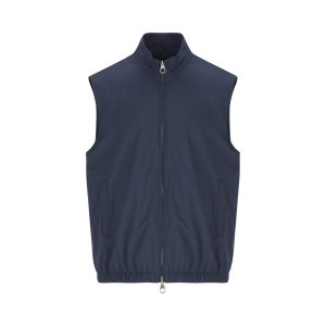 Gilet reversibile realizzato in poliammide.