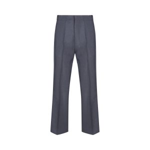 Pantaloni realizzati in mohair e seta.