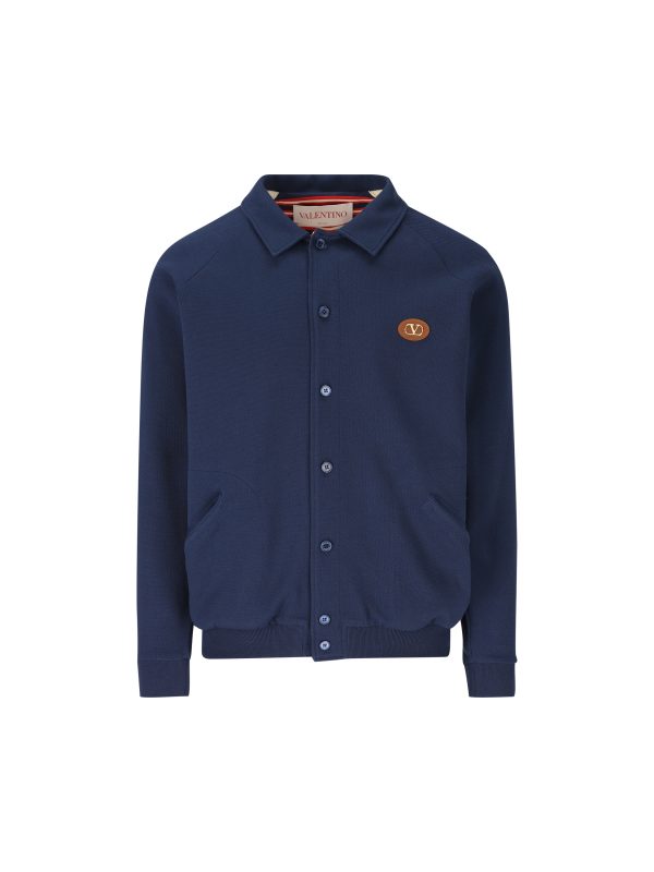 Bomber realizzato in cotone e poliestere.