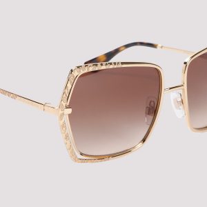Dolce & Gabbana Metal Print Sunglasses