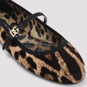 Dolce & Gabbana Printed Leo Ballerina