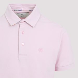 Etro Roma Printed Undercollar Polo