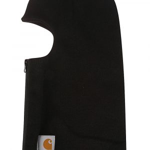 PASSAMONTAGNA CON ZIP IN TESSUTO ELASTICIZZATO A COSTINE