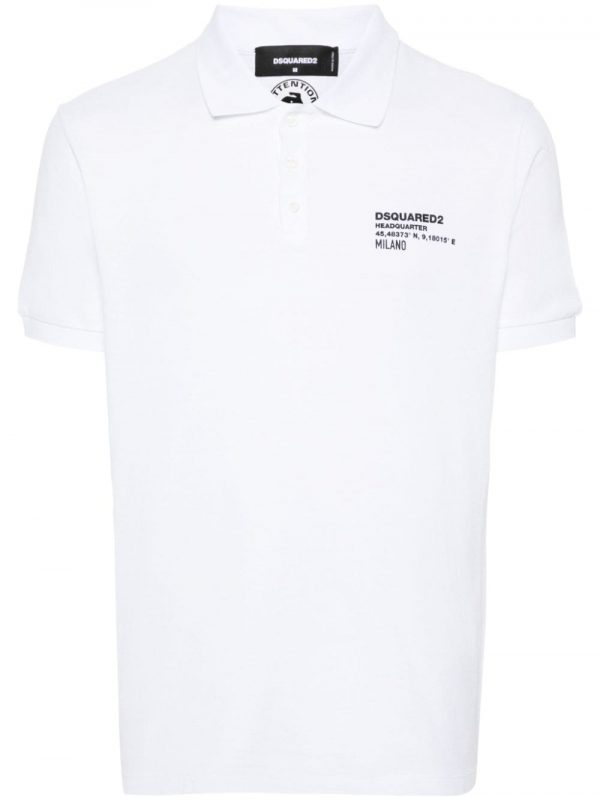 POLO IN COTONE CON LOGO