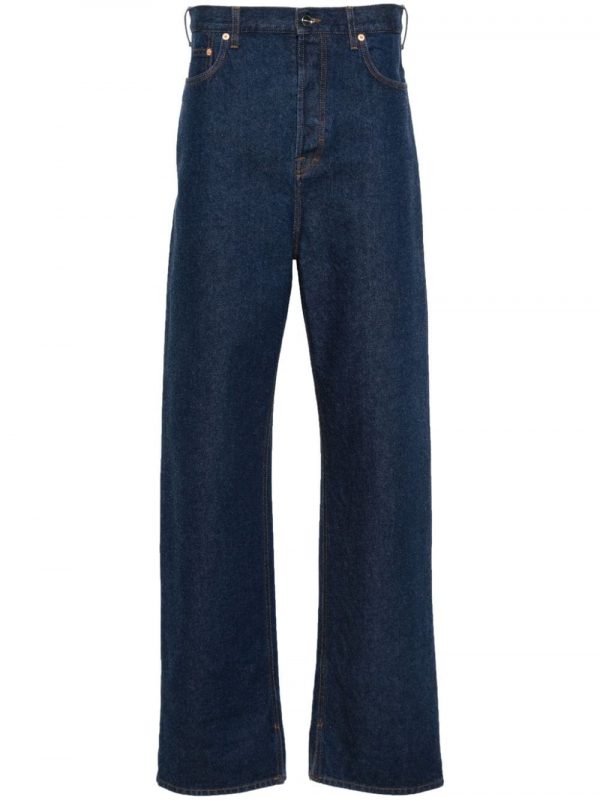 JEANS DENIM AMPIO IN COTONE