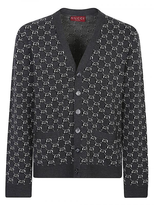 CARDIGAN GG SHADOW IN LANA