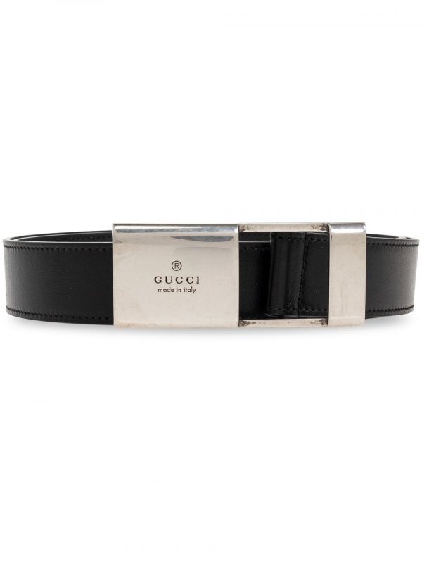 CINTURA IN PELLE CON LOGO