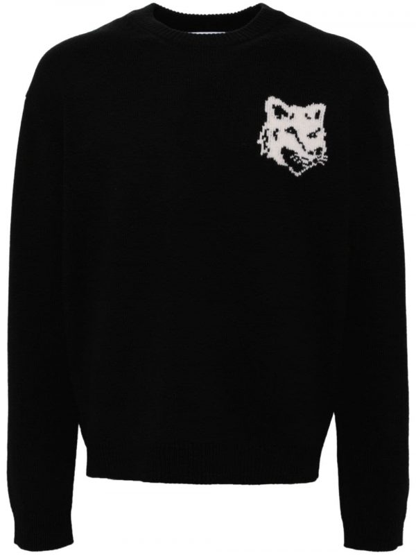 MAGLIA FOX HEAD IN LANA