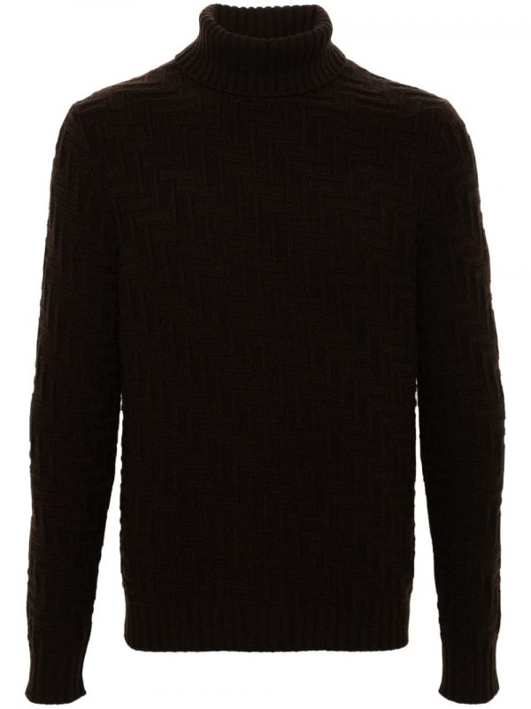 MAGLIA A COLLO ALTO IN CASHMERE