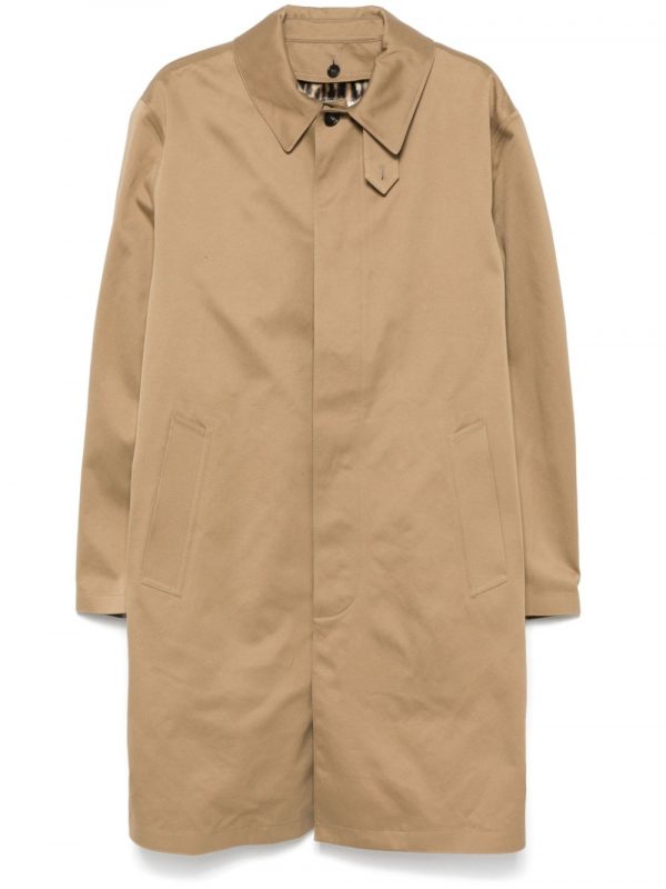 CAPPOTTO IN GABARDINE DI COTONE