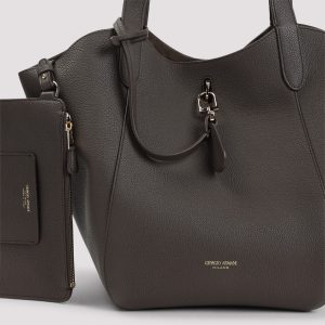 Giorgio Armani Calf Leather Shoulder Bag