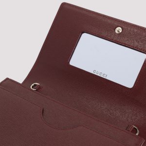 Gucci Leather Chain Wallet