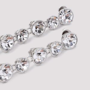 Jean Paul Gaultier Long Diamond Earrings