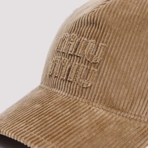 Miu Miu Cotton Baseball Logo Hat
