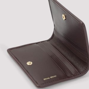 Miu Miu Lamb Leather Card Case