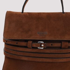 Moschino Suede Leather Handbag