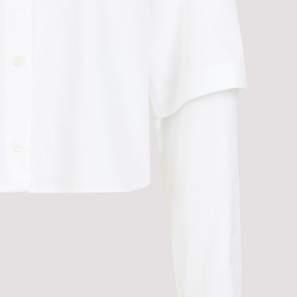Off-White Poplin Bookish Baseball Shirt