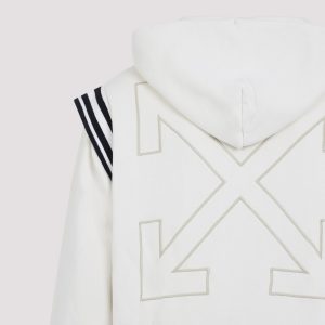 Off White Off Fleece Varsity Hoodie